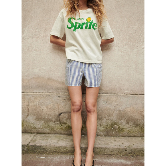 NWT Zara Enjoy Sprite Graphic T-shirt White Green Top Women's Size Small H11827 - Picture 14 of 14